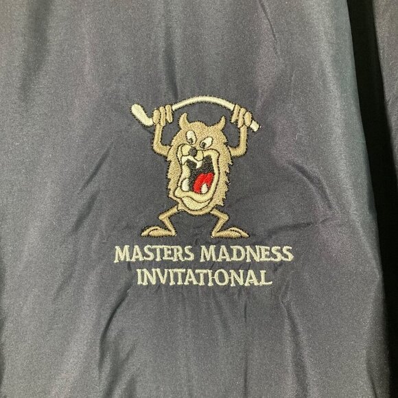 Mens Cutter & Buck CB Windtec SS Masters Madness Invitational Windbreaker Navy M - Picture 3 of 9